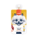 Wanpy Tasty Meat Paste – Beef + Carrot & Peas –90g 