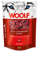 Woolf Soft Cranberry Strips – 100g 