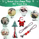 Pets.Love.Earth Christmas Rope Toy Kit With Santa – 8 pack  