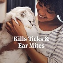PetArmor Ear Mite and Tick Treatment for Cats, 3 Fl Oz  /88.7 ml