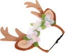 Pets.Love.Earth Christmas Antler Headband Brown - 18 cm 