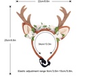 Pets.Love.Earth Christmas Antler Headband Brown - 18 cm 