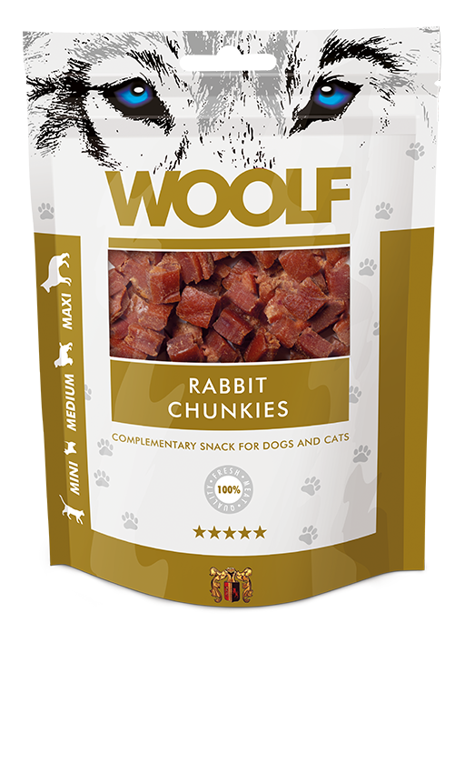 Woolf Rabbit Chunkies – 100g 