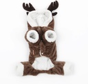 Pets.Love.Earth Fuzzy Elk Costume Brown