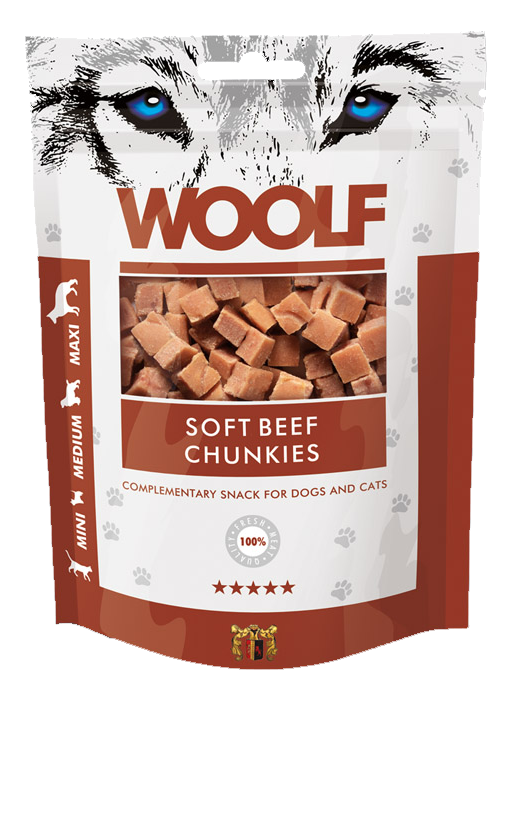 Woolf Beef Chunkiest – 100g 