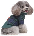 Pets.Love.Earth Gentleman Plaid Shirt -  Green 