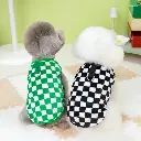Pets.Love.Earth Checkered Jacket – Green & White 