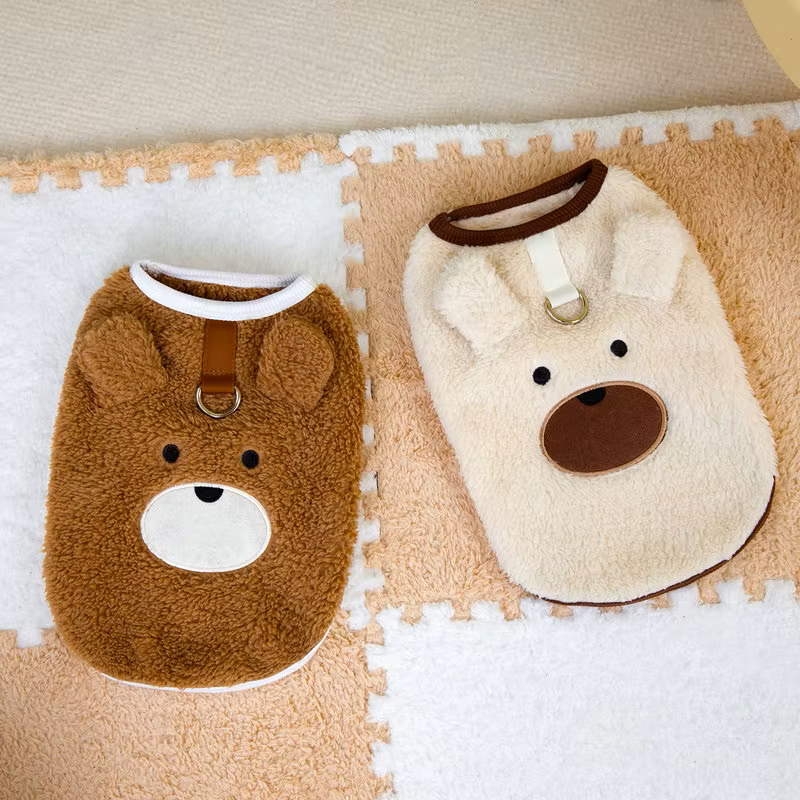 Pets.Love.Earth Cozy Fleece Shirt – Brown Bear 