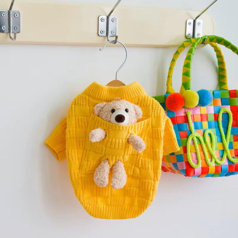 Pets.Love.Earth Knitted Sweater – Pocket Teddy    