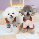 Pets.Love.Earth Cozy Fleece Shirt with Brown Collar 