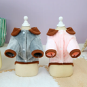 Pets.Love.Earth Cozy Fleece Shirt with Brown Collar 