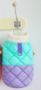 Pets.Love.Earth Cozy Quilted Jacket -  Green & Purple 