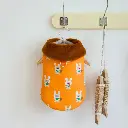 Pets.Love.Earth Cozy Jacket -  Orange with Bunny Print 