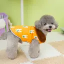 Pets.Love.Earth Cozy Jacket -  Orange with Bunny Print 