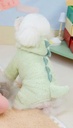 Pets.Love.Earth Cozy Dino Hoodie Jumper – Mint Green 