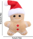 Pets.Love.Earth Cat Toy Ginger Cookie Plush -  7x9.5cm 