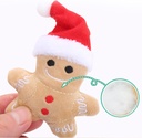 Pets.Love.Earth Cat Toy Ginger Cookie Plush -  7x9.5cm 
