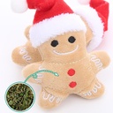 Pets.Love.Earth Cat Toy Ginger Cookie Plush -  7x9.5cm 