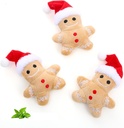 Pets.Love.Earth Cat Toy Ginger Cookie Plush -  7x9.5cm 