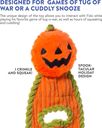 Pets.Love.Earth Monolithic Orange Pumpkin Monster - 15x30CM 
