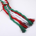 Pets.Love.Earth Christmas Fetch Rope Santa With Circle Rope Toy - 33 cm 