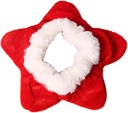 Pets.Love.Earth Holiday Garland Collar Red and Fuzzy - 15 cm 