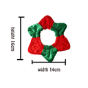Pets.Love.Earth Holiday Garland Collar Red and Green - 15 cm 