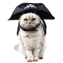 Pets.Love.Earth Pet Pirate Hat -Adjustable 21 - 37cm 