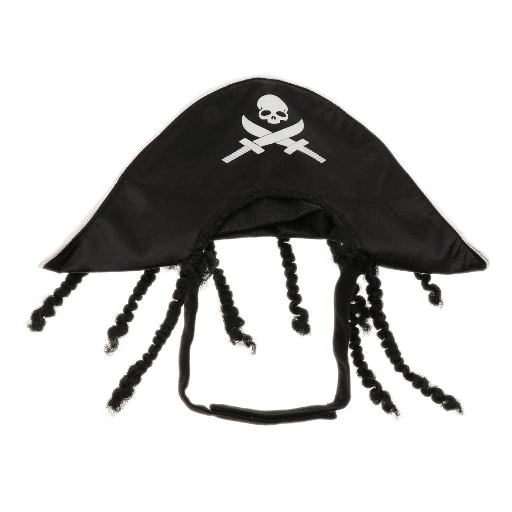Pets.Love.Earth Pet Pirate Hat -Adjustable 21 - 37cm 