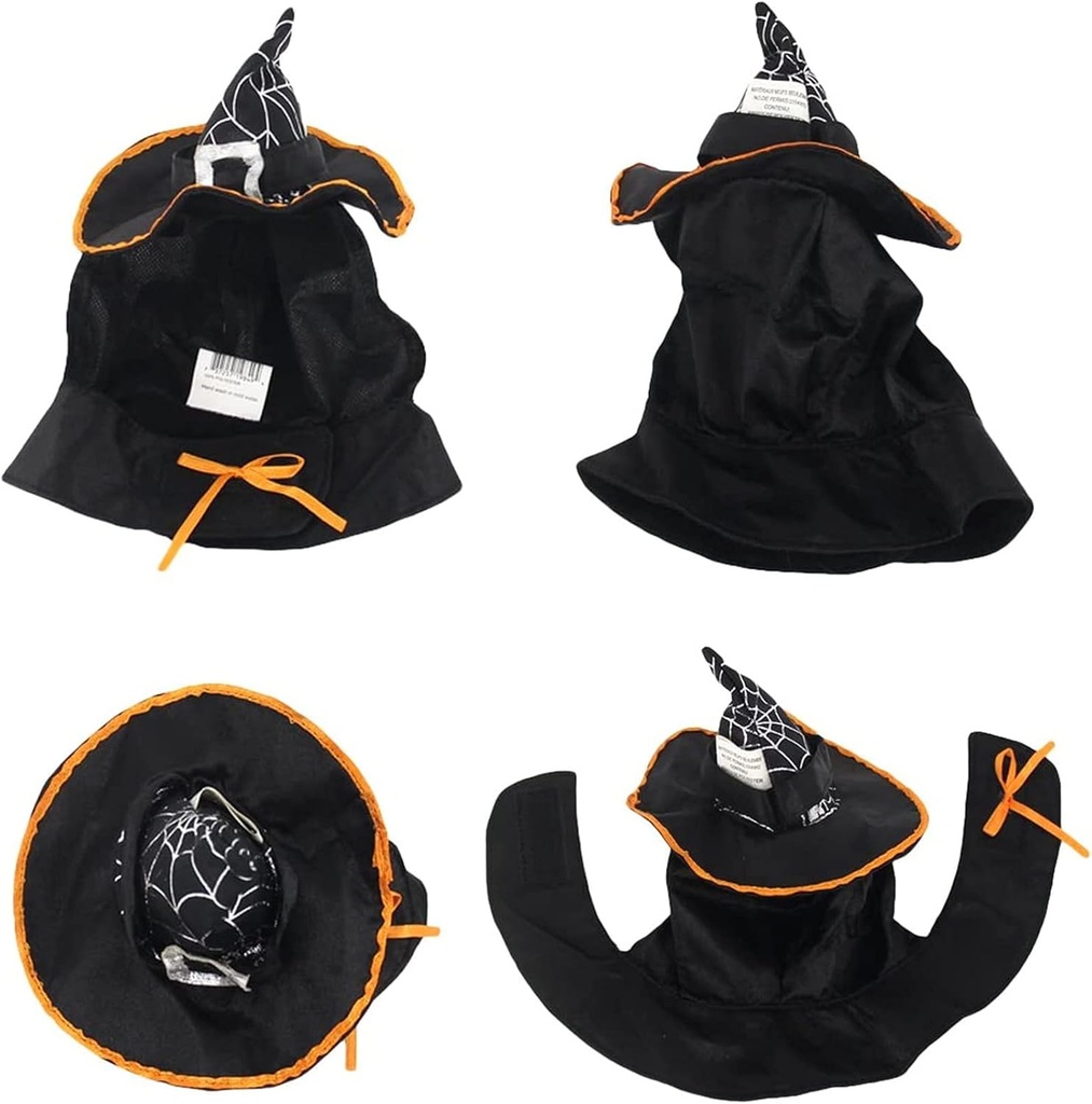 Pets.Love.Earth Hooded Magic Wizard Hat -  Adjustable 26-30cm 