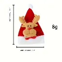 Pets.Love.Earth Christmas Hat With Elk - 14cm 