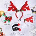 Pets.Love.Earth Antler Headband red - 28 cm 