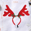Pets.Love.Earth Antler Headband red - 28 cm 