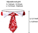 Pets.Love.Earth Holiday Tie And Collar 