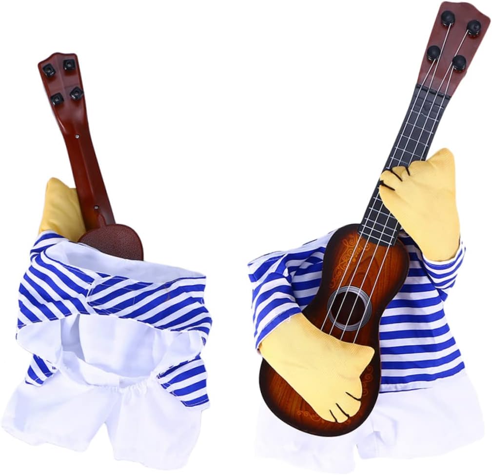 Pets.Love.Earth Rockstar Costume with Guitar