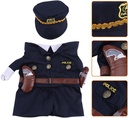 Pets.Love.Earth Traffic Police Uniform (With Hat & Tie) 