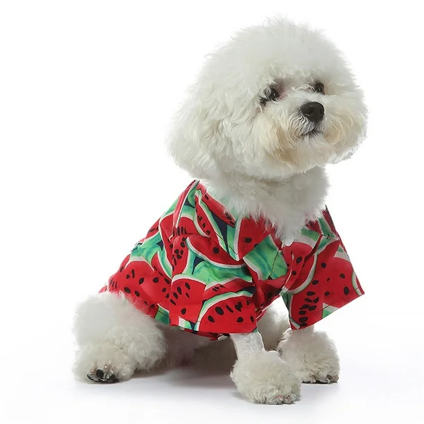 Pets.Love.Earth Hawaiian Summer Shirt  - Watermelon 