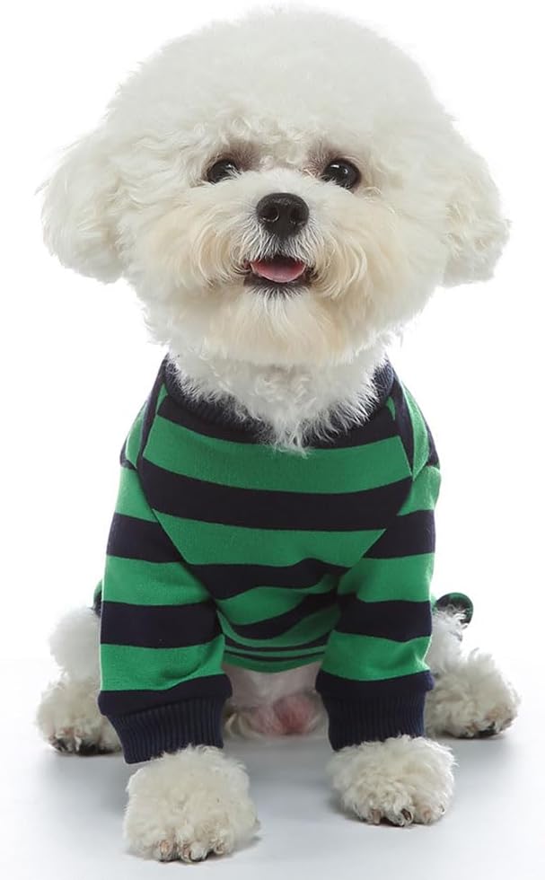 Pets.Love.Earth Green Blue Stripe Over All 