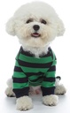 Pets.Love.Earth Green Blue Stripe Over All 