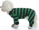 Pets.Love.Earth Green Blue Stripe Over All 