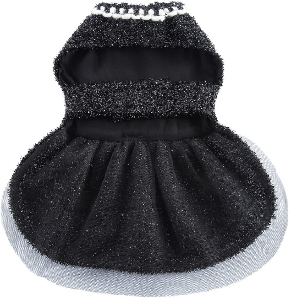 Pets.Love.Earth Sparkly Dress - Black 
