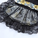 Pets.Love.Earth Floral Dress - Black Flower Bow