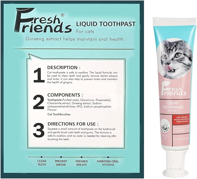 Fresh Friends Cat Liquid Toothpaste 45g 