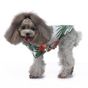 Pets.Love.Earth Hawaiian Summer Shirt - White & Green 