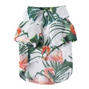 Pets.Love.Earth Hawaiian Summer Shirt - White & Green 