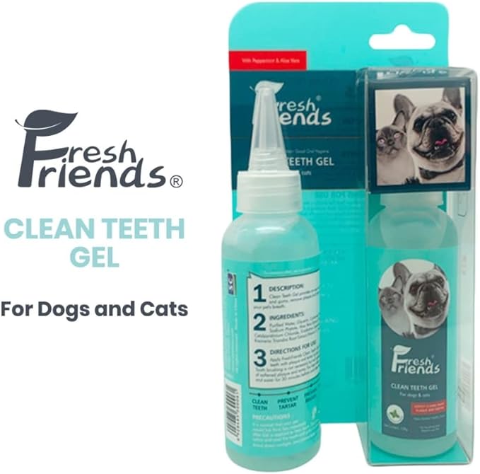 Fresh Friends Clean Teeth Gel Cat & Dog 108g 