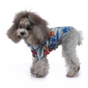 Pets.Love.Earth Hawaiian Summer Shirt - Grey & Blue 