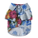Pets.Love.Earth Hawaiian Summer Shirt - Grey & Blue 
