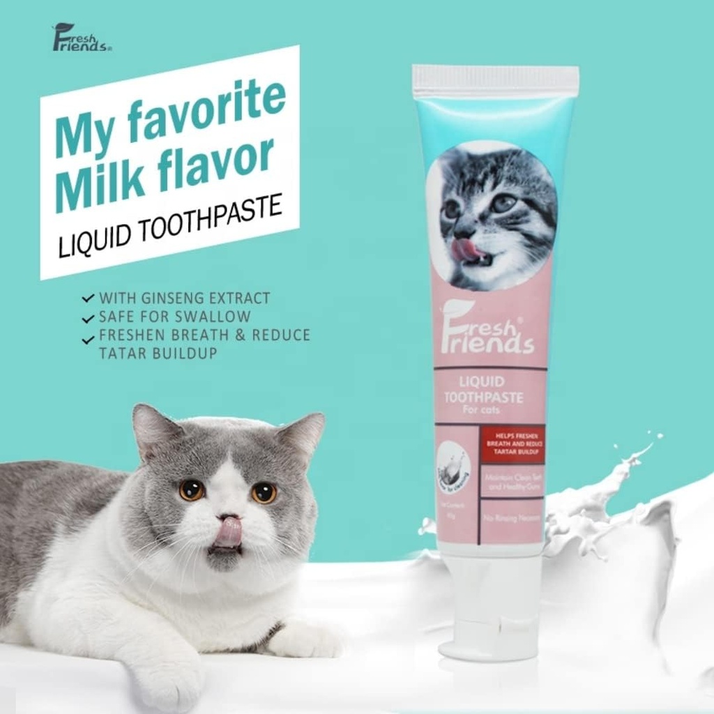 Fresh Friends Cat Liquid Toothpaste 45g 