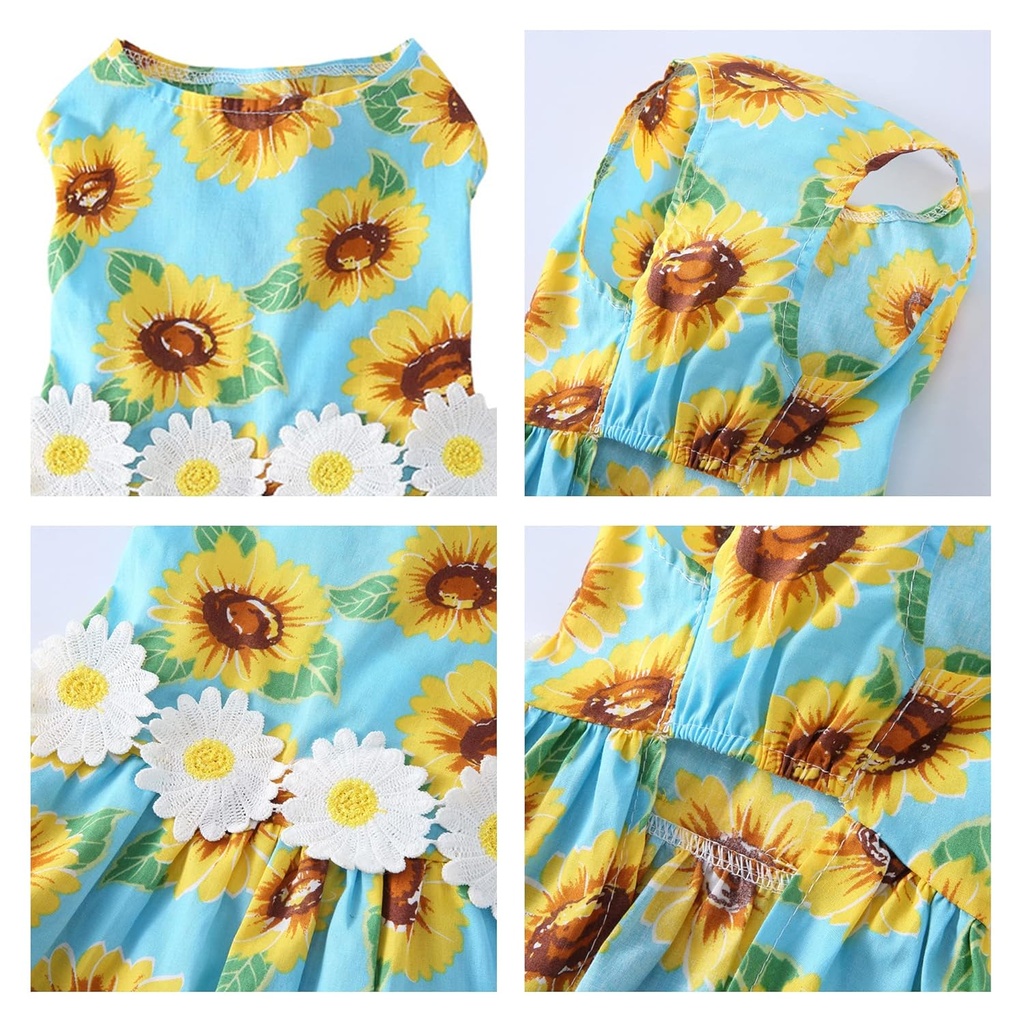 Pets.Love.Earth Summer Dress Blue